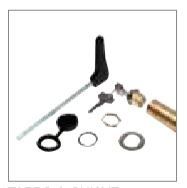 GENIUS 6100014 EXTERNAL DOOR UNLOCK 12 mm THICK