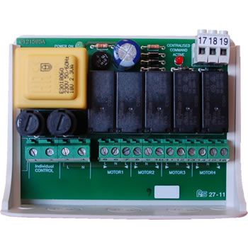ALLMATIC 12006583 AV4 AM Control unit for the manual control of 4 230Vac motors