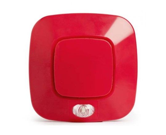 INIM FIRE ES2020RE Red optical/acoustic alarm