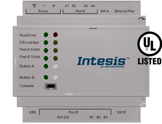 INTESIS INMBSPAN128O000 Sistemi Panasonic ECOi- ECOg e PACi all'interfaccia Modbus TCP - 128 unità