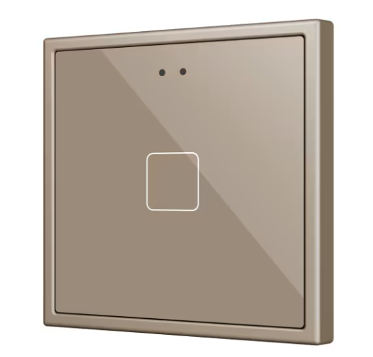ZENNIO ZVIF70X1C Flat 70 X1. Glass Capacitive push button 70x70 - 1