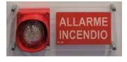 COOPER CSA INCENDIO EF-PLEXI-ALL KIT PANNELLO "ALLARME INCENDIO" (da abbinare a serie CASB)