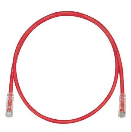 PANDUIT UTPSP1.5MRDY Patch Cord in Rame- Cat 6- Red UTP Cable- 1.5 Meter