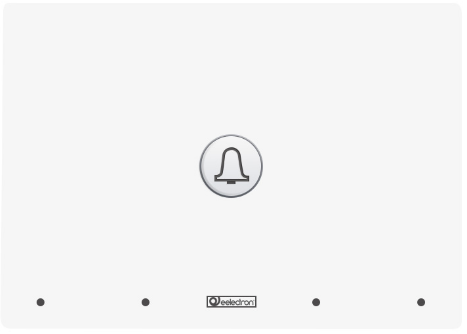 EELECTRON TR32A29KNX TRANSPONDER READER WITH PLEXI PLATE AND TOTAL WHITE BELL BUTTON
