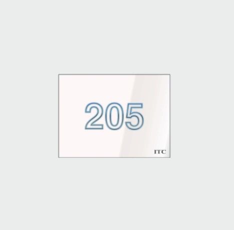 ITC AUDIO 6700-170001 PNC-T B White room number panel
