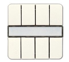 JUNG 2074NABS Sensore a tasti 4 canali- standard per Accoppiatore bus 2070U radiotrasmettitore a parete 40 FW- bianco