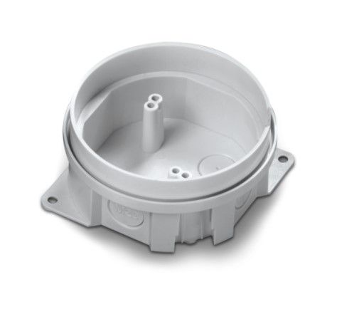 INIM FIRE 29600-131 Aluminium fixing base for connection with PG16 exposed pipes