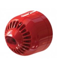 ARITECH INCENDIO ASW366 Sirena piezo-elettronica multitono da interno con base a basso profilo per installazione a parete completa di lampeggiante