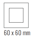 EKINEX EK-SQS-COP Surface plate (71 and 20Venti ) square copper colour