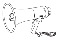 PASO TA16-F 15W Class D megaphone with tones
