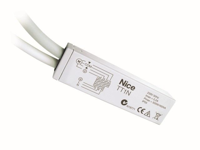 NICE TT1N Receiver with 433.92 MHz frequencies, rolling code.