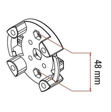FAAC 132303 REINFORCED HIP SUPPORT