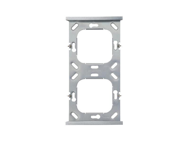 ELSNER 70304 Frame Corlo Plane 2-gang- chrome matt Frame for mo
