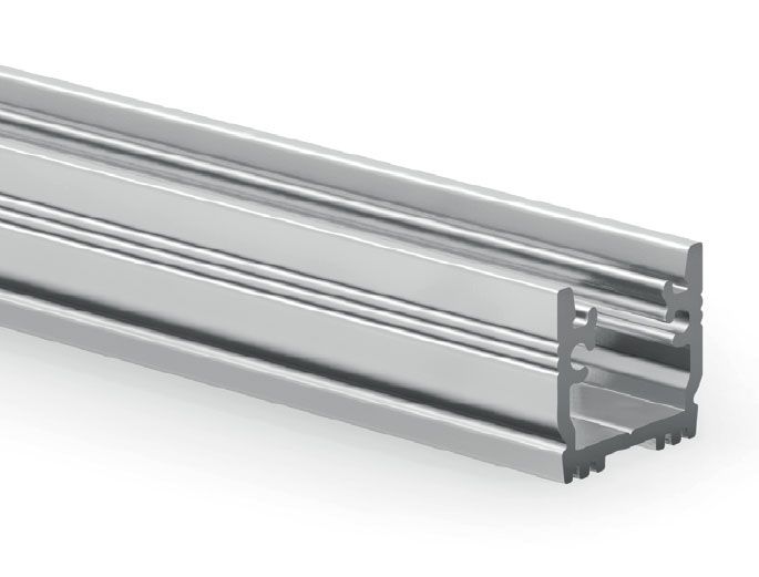 LEDCO PR510F PROFILO INCASSO CALPESTABILE 12MM 2MT. ANODIZZATO