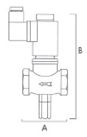 TECNOCONTROL VR943 Manual reset solenoid valve 230Vac NC 1 inch and 1/4 6 bar