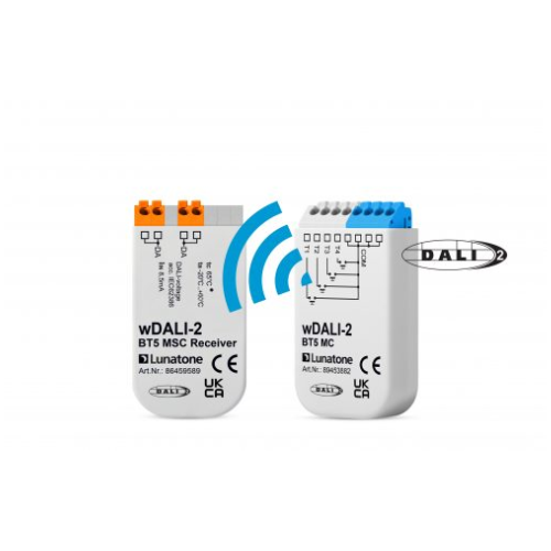 LUNATONE 89453882 WDALi-2 configurable 4x Push Button Coupler, flexible
