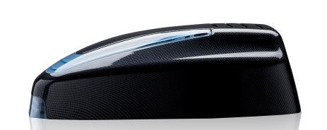 VENITEM 23.23.01 MOSE LS LUX glossy black tech/orange EN50131-4 siren with double micro anti-shock anti-foam system against violent shocks and spotlights