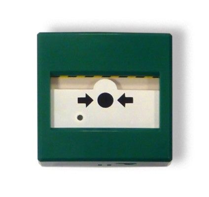 INIM INCENDIO IC0020G Pulsante di allarme convenzionale resettabile - Verde