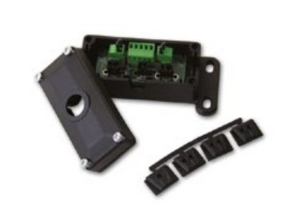 NICE NDA011 Black junction box, with board, pluggable with +Ø 16 mm hole