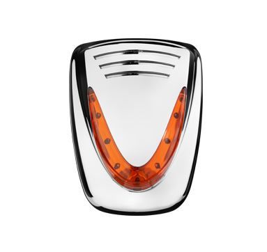 VENITEM 23.27.57 Sirena MURANO civetta cromo-arancio solo contenitore
