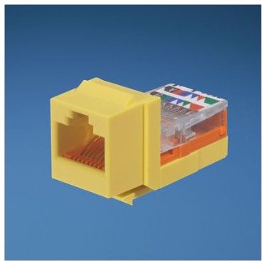 PANDUIT NK5E88MYLY NK Cat 5e leadframe jack module - Yellow