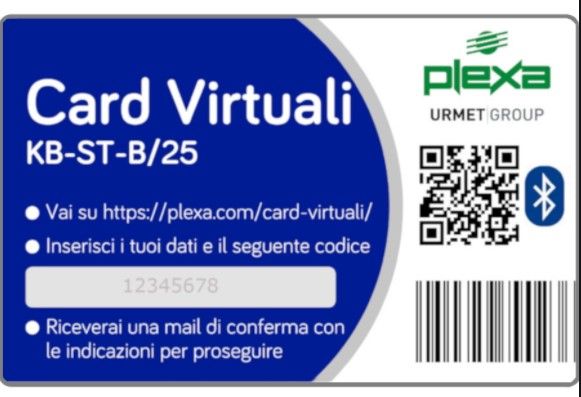PLEXA KB-ST-B Card virtuale Bluetooth
