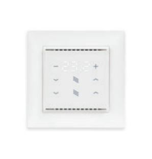 ELSNER 71051 Cala KNX T 202 Sunblind CH- white 9010 Temperature Controller- Button for 2x Shading