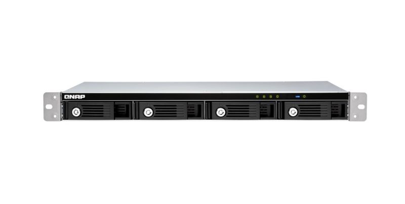 QNAP TR-004U 4-bay USB 3.2 Gen 1 rackmount RAID expansion enclosure