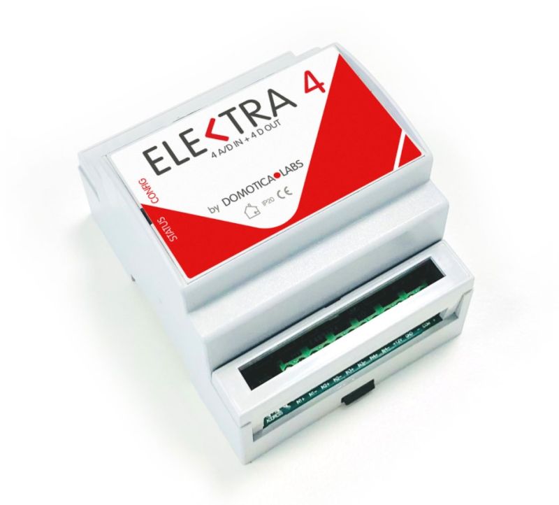 DOMOTICA LABS ELKIO44 ELEKTRA 4 – WI-FI module 4 IN / 4 OUT 16A