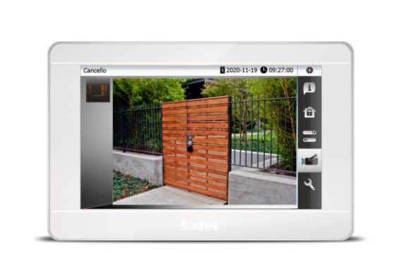 SATEL INT-TSI-W 7 inch capacitive touch keyboard - Home automation control center