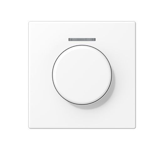 JUNG LS1940KO5WWM Cover with light outlet for KNX rotary button - matt alpine white
