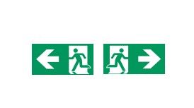 COOPER CSA LIGHTING 40071354630 LED PANEL 28M LEFT/RIGHT ISO7010