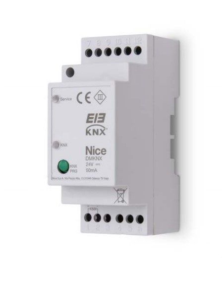 NICE DMKNX Modulo DIN per la gestione di sistemi operanti su  BUS Konnex Modulo