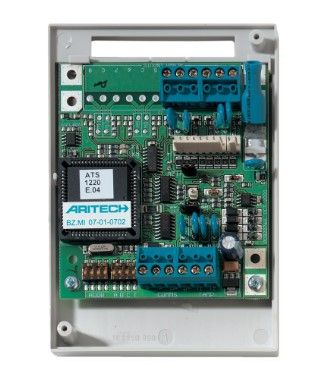 ARITECH INTRUSION ATS1220 Concentrator with 4 inputs and 8 outputs in a polycarbonate container