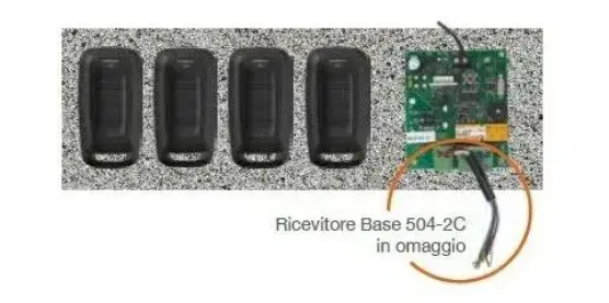ABTECNO JCM-1101742 K4MUVPRO - KIT 4 MUV PRO TRANSMITTERS + 504-2C BASE WITHOUT LOGO