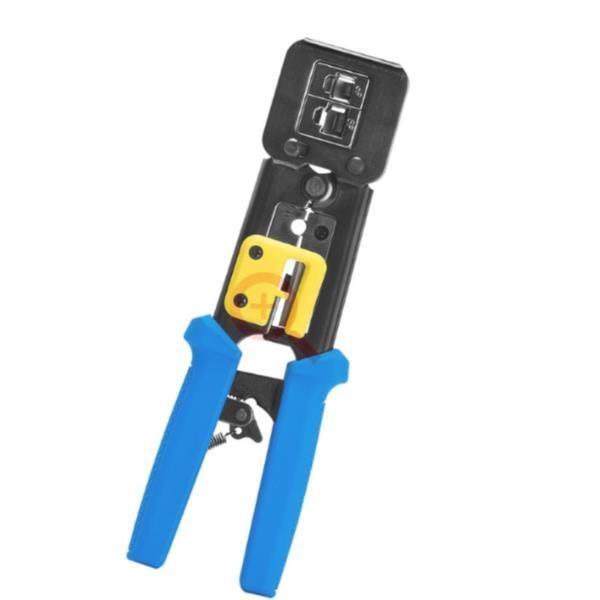 WP RACK WPC-TLA-004 Professional Crimping Tool for RJ11/RJ45 wire through plug with Ratchet