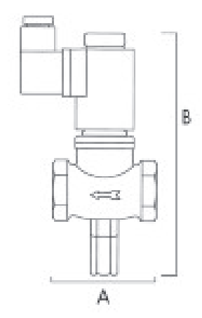 TECNOCONTROL VR942/12 Manual reset solenoid valve 12Vdc NC 1 inch 6 bar