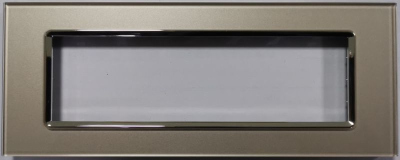 MAPAM 6007BL-8 Gem 6007BL-8 7P Platinum Glass Plate