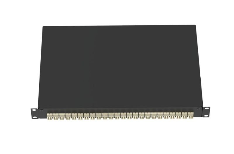 PANDUIT NKFD1W12BUDLCZ NK eDrawer with 12 Duplex LC Adapters - Blue- Zirc