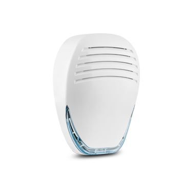 VENITEM 25.09.04 MINI HEMA L opaque white/blue siren with LED flashing light