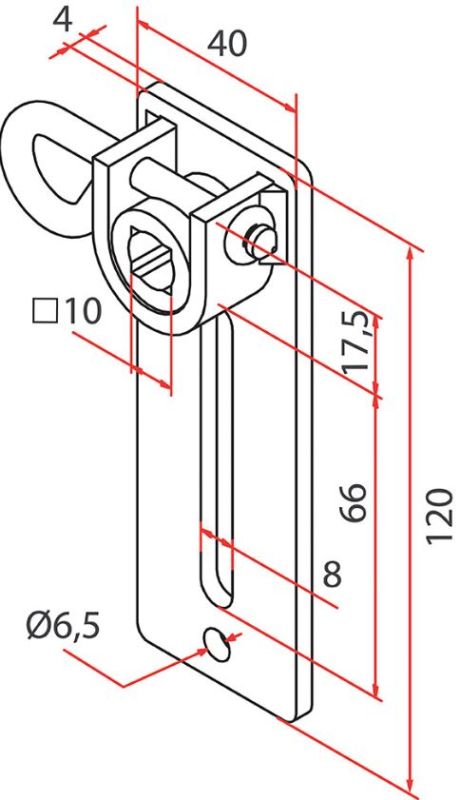 FAAC A4506_0562 TM2 SUP45 - ADJ.H RELEASE SUPPORT_1PC