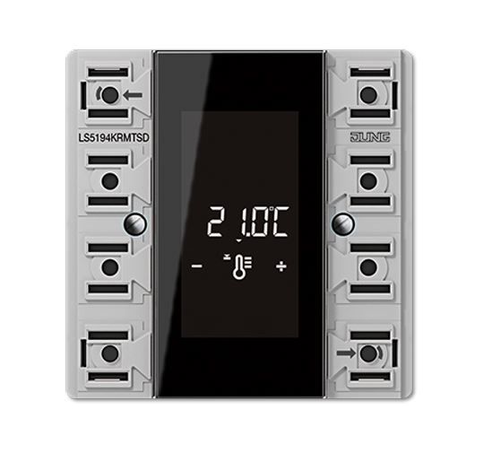 JUNG LS5194KRMTSD Modulo controller ambientale RCD compact KNX 4 canali- per gruppo tasti completo- 4 canali- n. art.: LS 504 TSA 