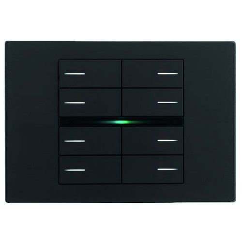 EELECTRON SO08L02KNX-3 PULSANTE LITE 8 TASTI | 16 CH - RGB NERO
