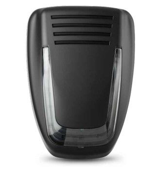 VENITEM 23.23.06 MOSE LS LUX matt black/smoked EN50131-4 siren with double micro anti-shock anti-foam system against violent shocks and spotlights