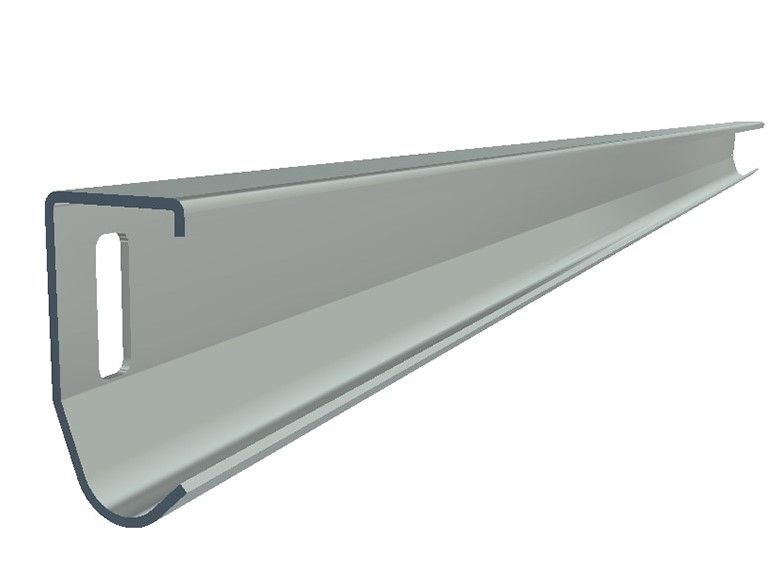 SOMMER 220000-4000 1.75 mm steel frame guide L=4000 mm