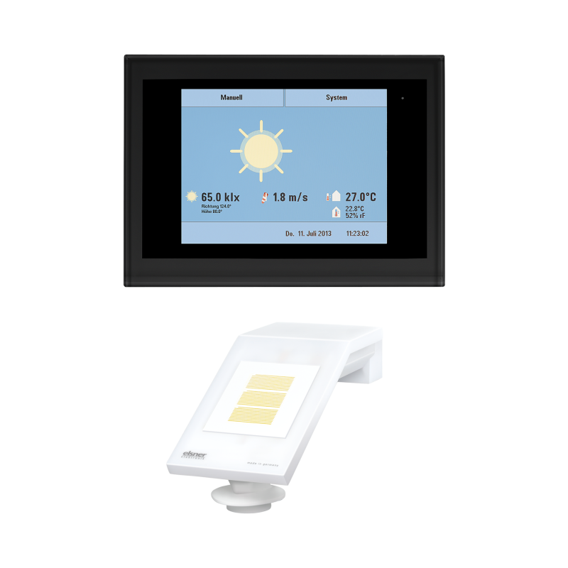 ELSNER 60185 WS1 Style-0- Black Building Control System- Radio- 230 V