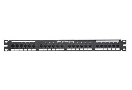PANDUIT DP24688TGY Punchdown Patch Panel- Cat 6- Flat- 24 Port- 1RU