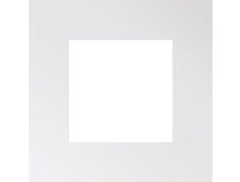 CAME 67900190 PLV2M WH PLACCA BIANCA IN VETRO 2 MODULI