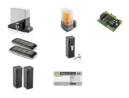 927708A..9/L/P Kit Automazione Per Cancelli Scorrevoli Gibidi Kit Pass 841e