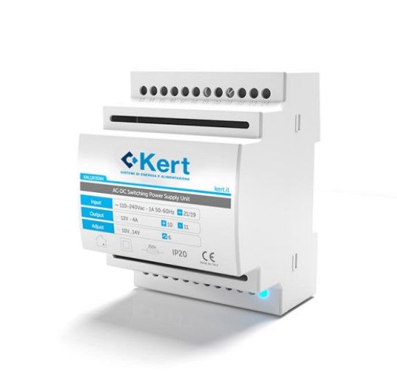 KERT KAL1224CD Alimentatore switching con caricabatteria 12Vdc - 2A